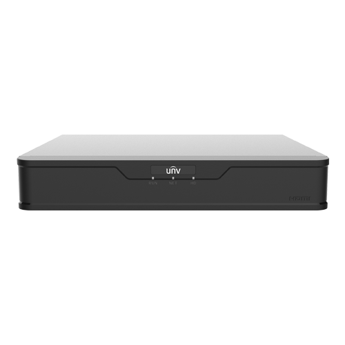 4K NVR, 4 POE channels, max. 12MP, 1U - UNV NVR301-04B-P4-IQ
