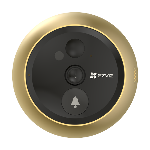 Smart electronic viewfinder, Wi-Fi, FullHD, 4.3 inch monitor, doorbell, 4600mAh battery, Gold - EZVIZ CS-DP2C-Golden - Image 7