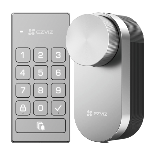 Smart lock with multifunctional keypad, automatic closing, open door alert - EZVIZ CS-DL01/DL01CP