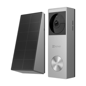 Smart video doorbell, Wi-Fi, 2K, Solar panel, 5200mAh battery, PIR, IR 6M, 32GB storage - EZVIZ CS-HP3(3MP)
