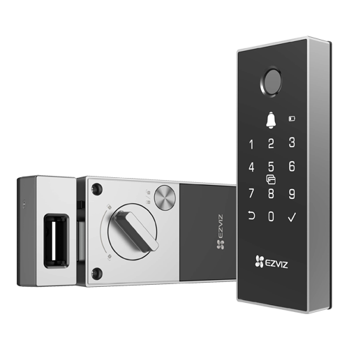 Smart Lock, Wi-Fi, Multiple Unlocking Methods, Built-in Doorbell, Anti-theft Alarm - EZVIZ CS-DL03(WBCP)