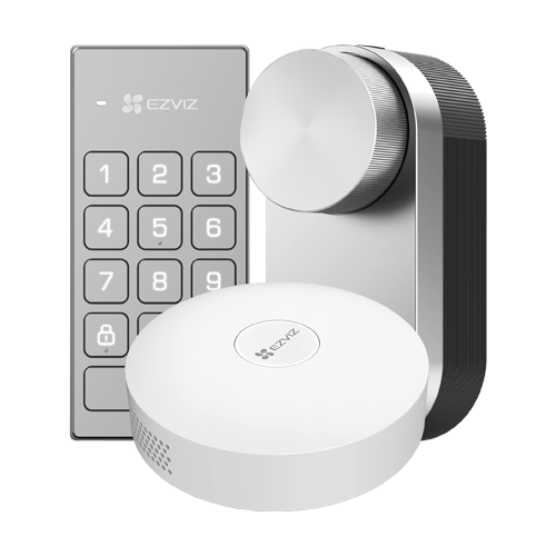 Smart lock kit with included internet connection hub and smart scenarios - EZVIZ CS-DL01/DL01CP/A3