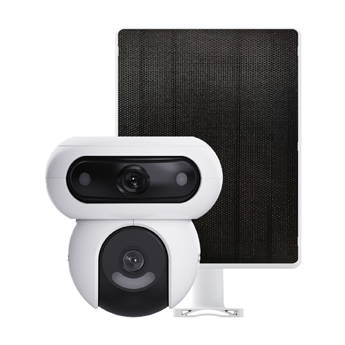 IP PT Dual-Lens Camera 4MP + 8W Solar Panel, Wi-Fi 6, 10,400 mAh Battery, Audio, 35M IR - EZVIZ CS-HB90/SP(2x4MP) - Image 5