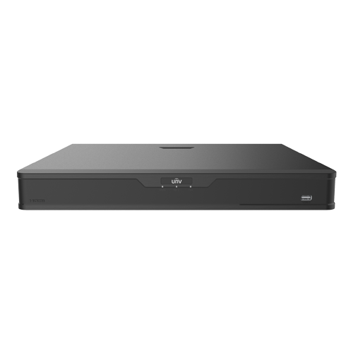 UNV 4K NVR, 16 IP Channels, Max. 12MP, 2xSATA, Video Analytics, Ultra 265, 4K HDMI, AI Technology, NVR302-16B-IQ