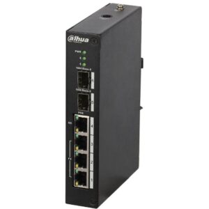 PFS4206-4P Dahua Switch-96. Dahua 4 + 2 PoE switch ports. SFP. 30W. Max. 96W