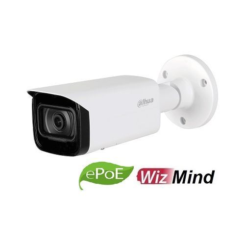 Dahua IPC-HFW5241T-ASE-0360B IP AI Bullet 2MP Surveillance Camera, 1/2.8'' CMOS, 3.6mm, IR 80m, IP67, IK10, metal casing